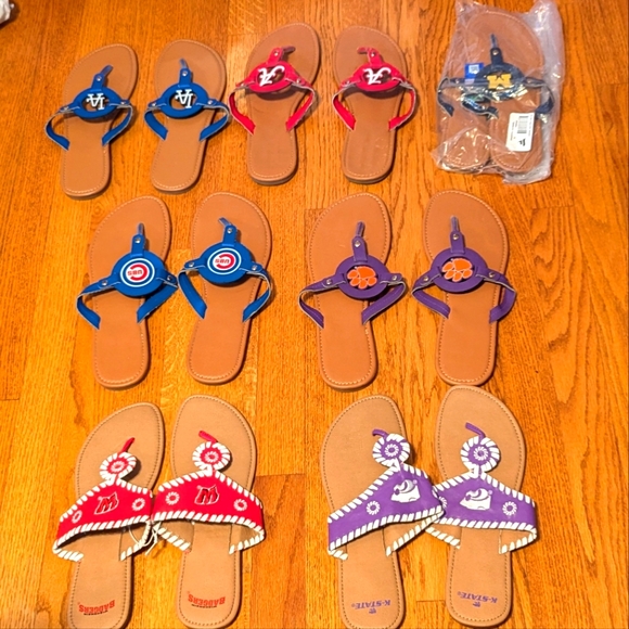 Sports Teams Slipon Sandal Bundle! - Picture 1 of 2